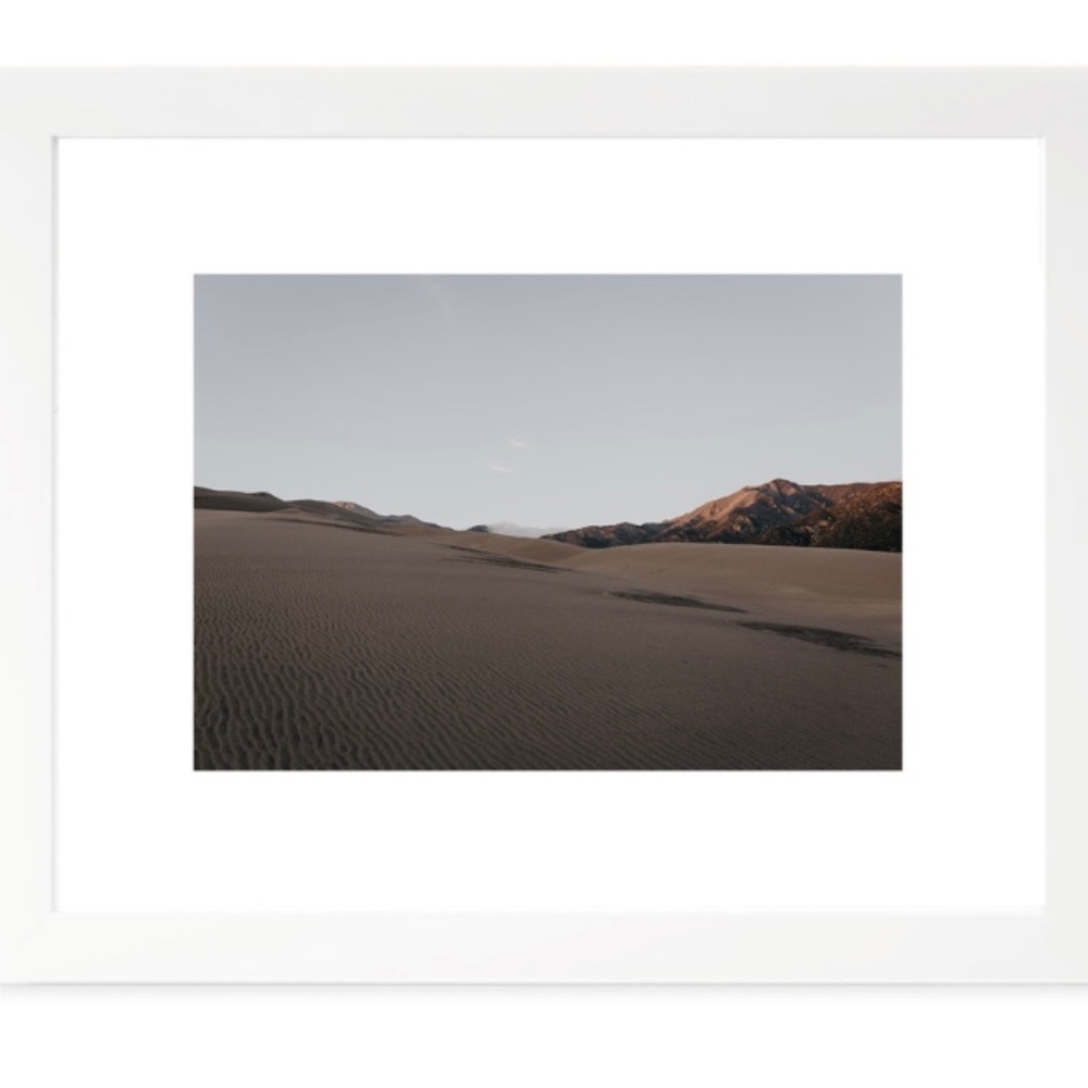 Sunset Sand Dunes Art Print